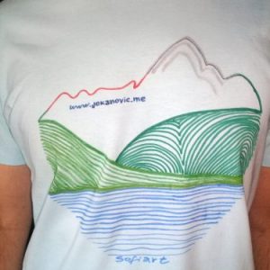 Ručno oslikana majica - uniforma