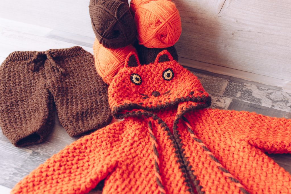 Pleteni kompletić za bebe Kukica