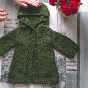 Pleteni kardigan za bebe