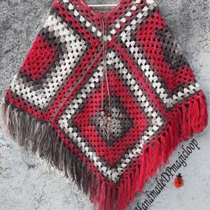 Boho pončo ručne izrade