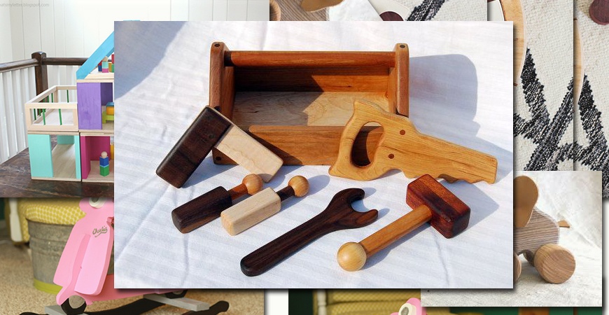 Ručno pravljene drvene igračke