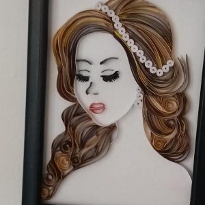 Quilling lady