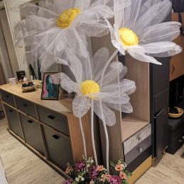 Organza divovski cvjetovi