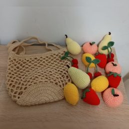 voće + torba za trgovinu igračka za djecu